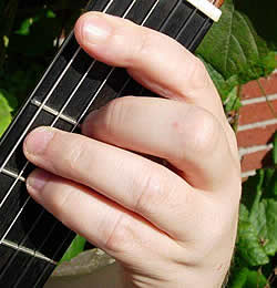 Barré akkoord gitaar