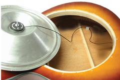 Resonator gitaar met piëzo element